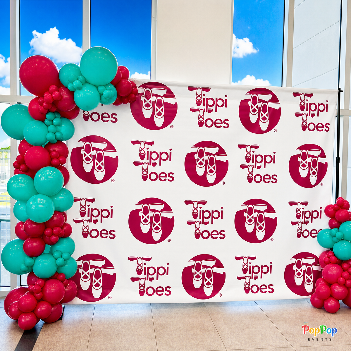 Corporate balloon decor by PopPop Events