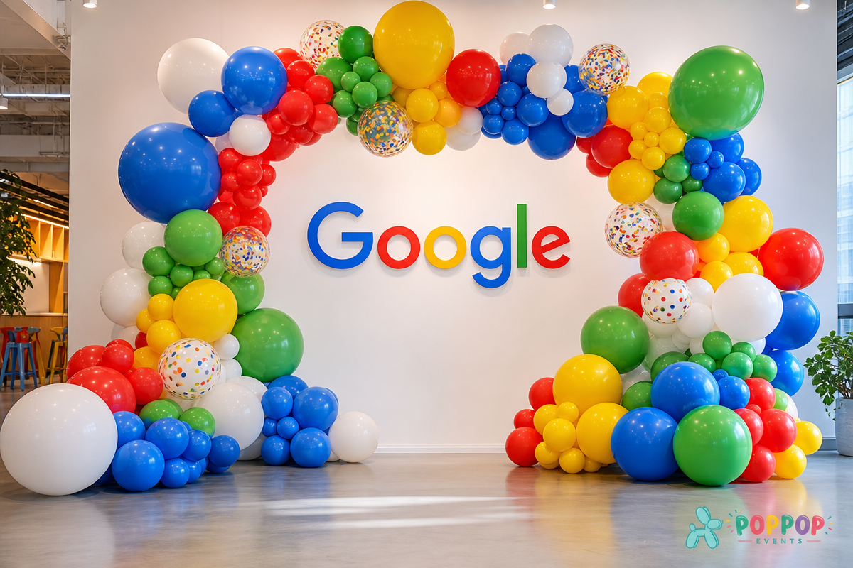 Corporate balloon decor by PopPop Events